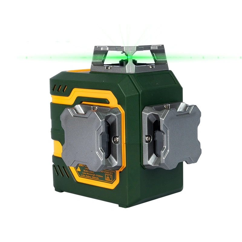 3D beépített lítium akkumulátor zöld lézerszint