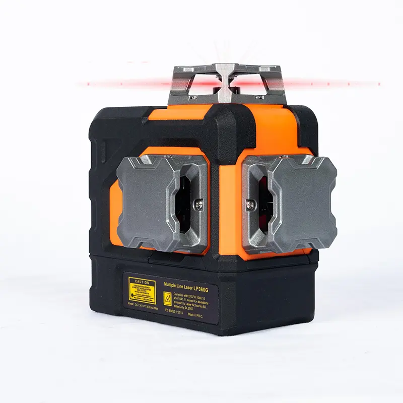 3x360 ° piros lézerszint